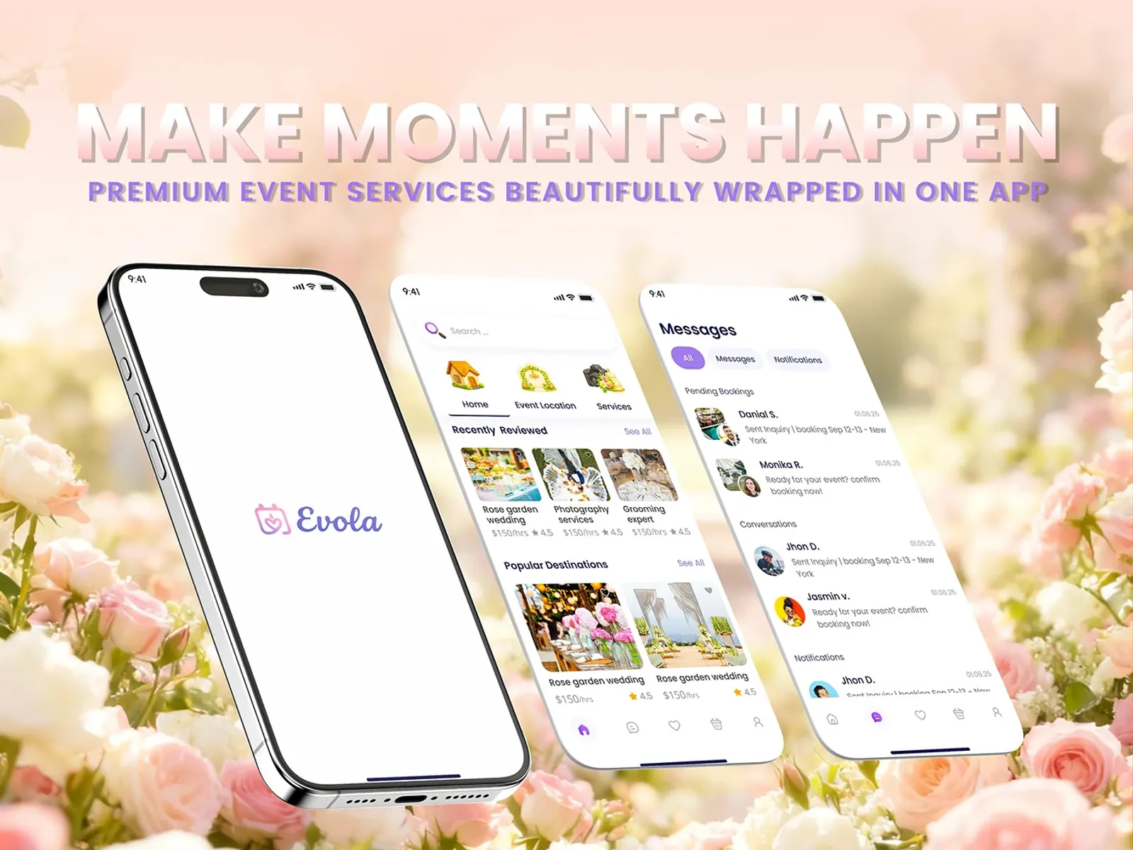 Evola marketplace app design - view 2