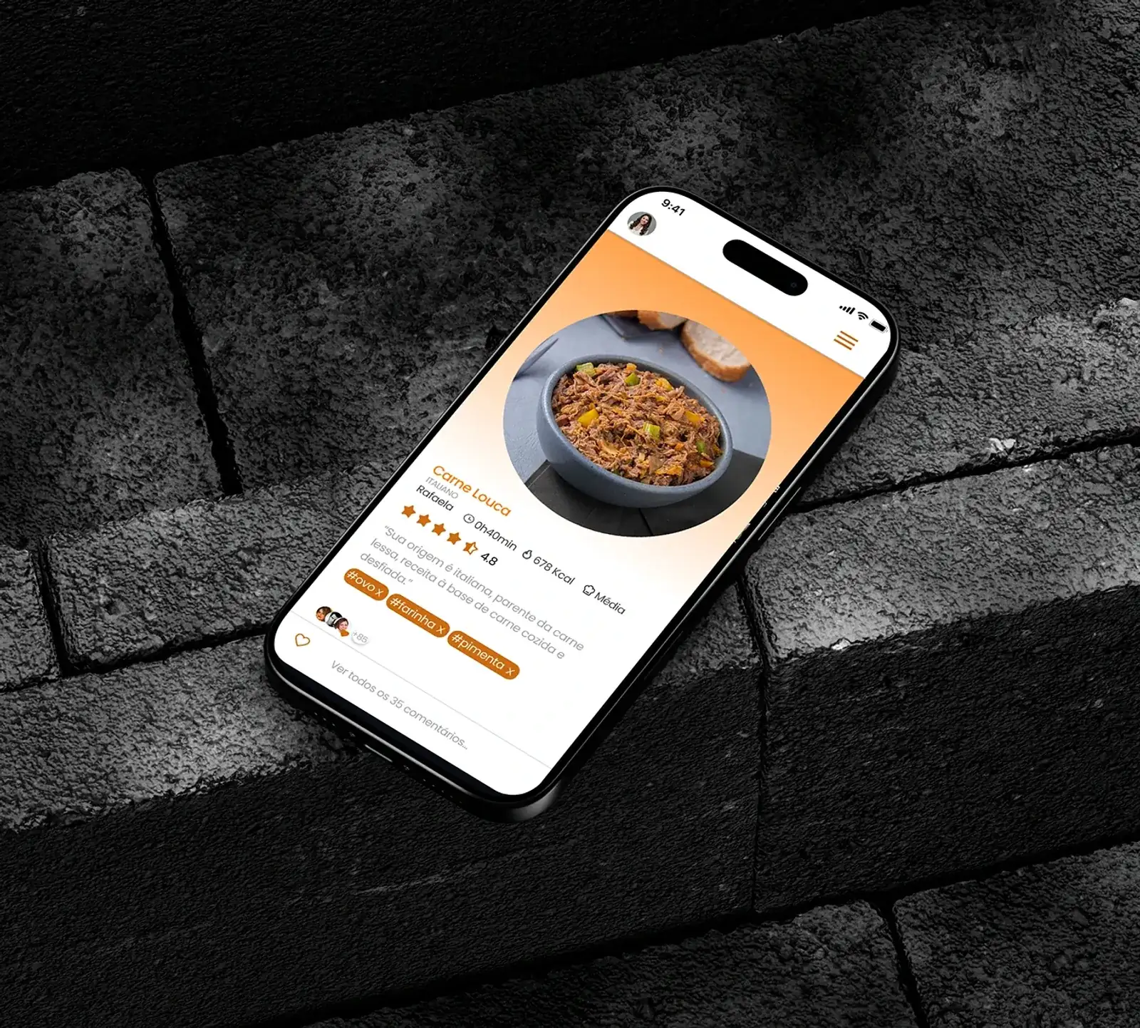 Food Recipe recipe app design - view 1