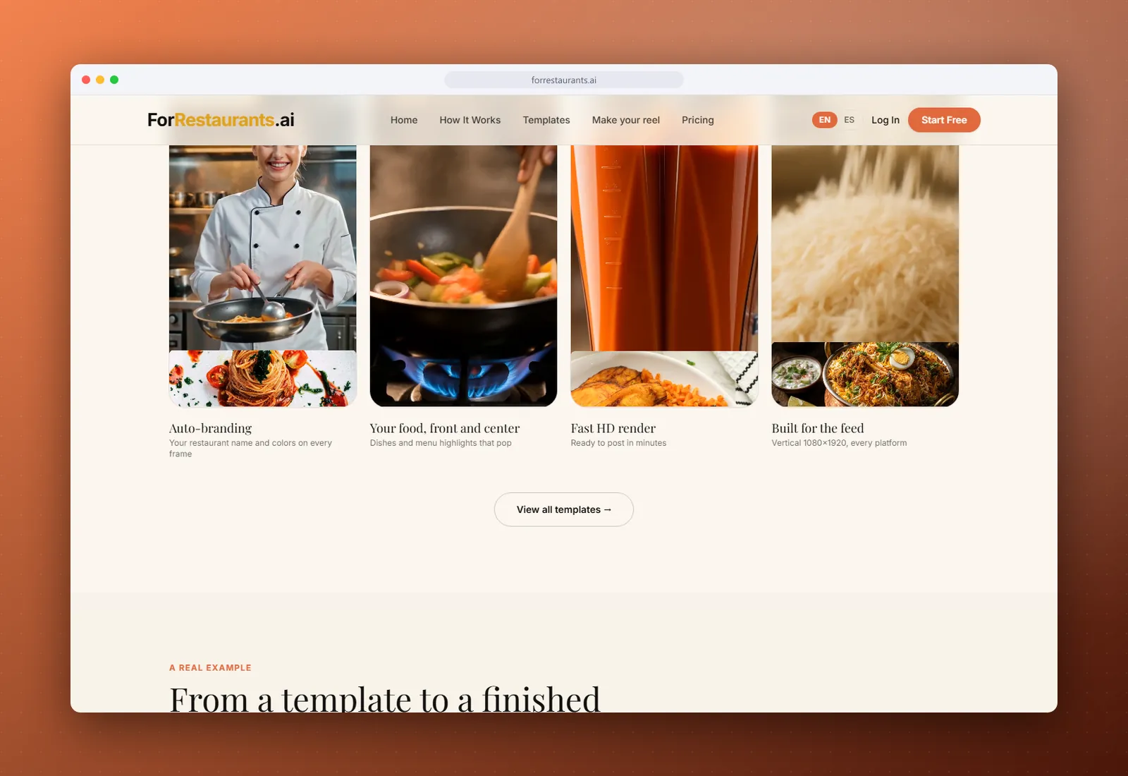ForRestaurants.ai ai video - view 2