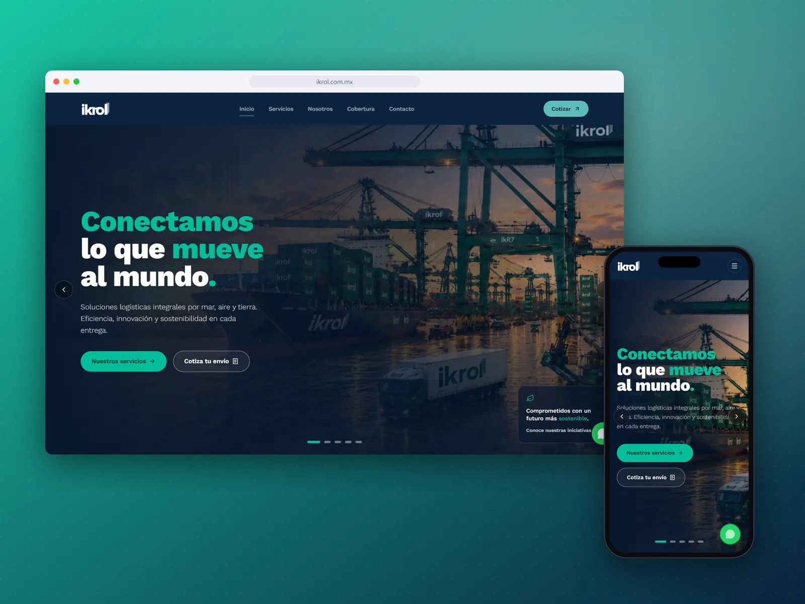 IKROL - corporate website by NeoAltair